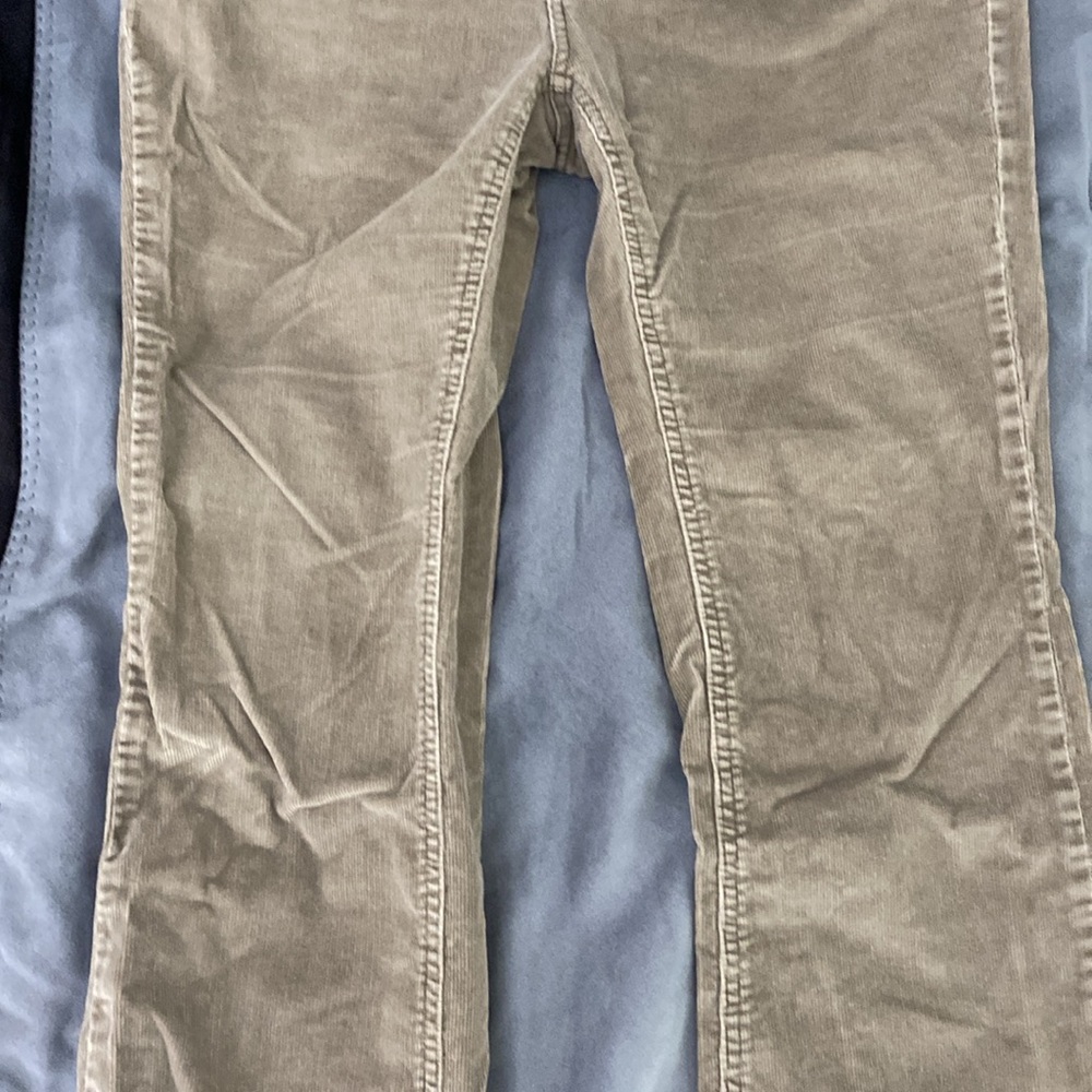 Velvety tan corduroy pants - Picture 7 of 17
